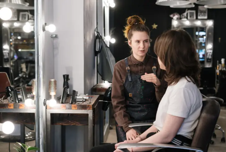 Stay alert during haircut process