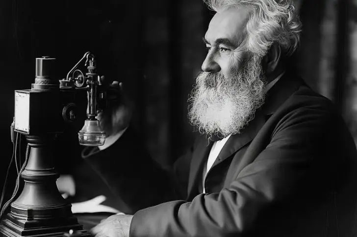 How did the invention of the telephone affect business.