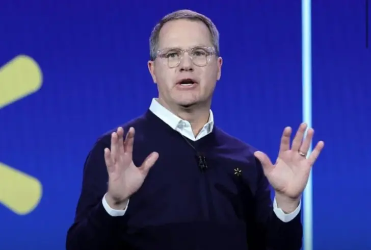 CEO speaking at corporate event